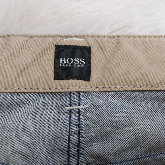 Hugo Boss Black Label Men's Nevada Blue Denim Boot Cut Jeans W35 / L34 - Picture 7 of 8